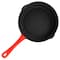 MegaChef Enameled 8" Round PreSeasoned Cast Iron Frying Pan